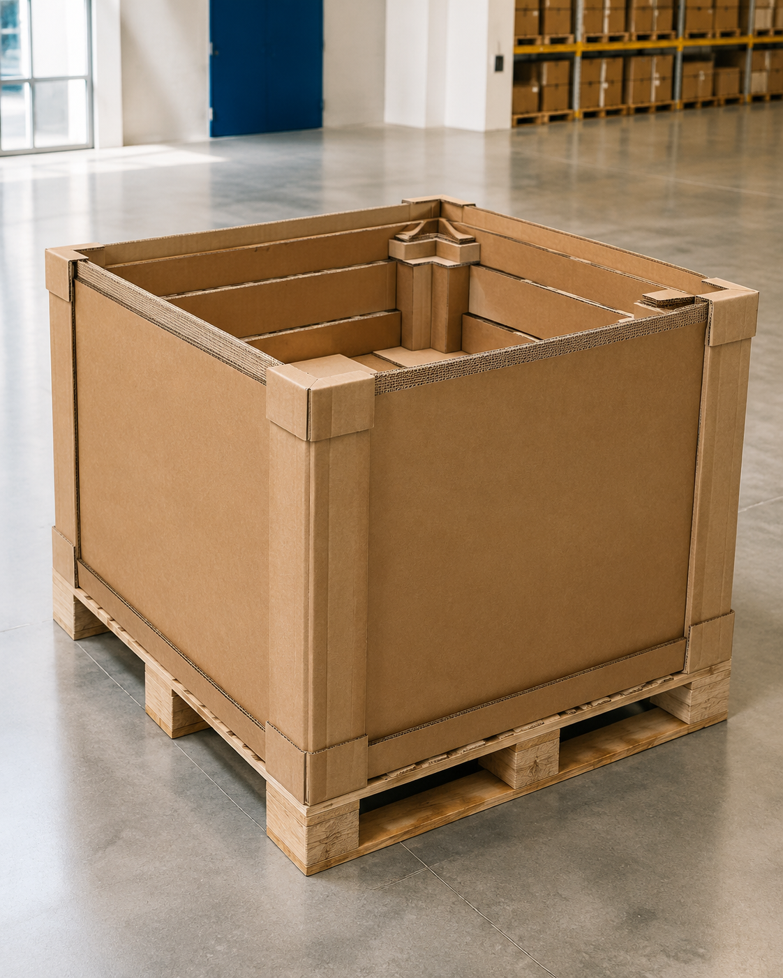 Heavy-duty export packaging